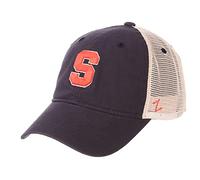 ZHATS NCAA Zephyr Syracuse Orange Mens University Relaxed Hat, Adjustable, Team Color/Stone