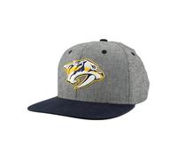 ZHATS NHL Officially Licensed Adjustable Snapback Hat Chambray Heather Black