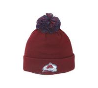 ZHATS Standard Colorado Avalanche NHL Officially Licensed Beanie Pom Icon Team Color