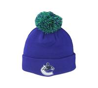 ZHATS Standard Vancouver Canucks NHL Officially Licensed Beanie Pom Icon Team Color
