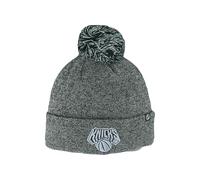 ZHATS Unisex's NBA Officially Licensed Beanie Pom Nimbus Grayscale Hat, Grey, One Size