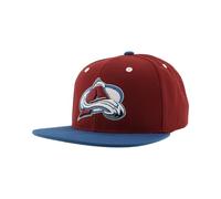 ZHATS Unisex's NHL Officially Licensed Adjustable Snapback Hat Flat Bill Z11 Icon Two Color, One Size