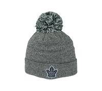 ZHATS Unisex's NHL Officially Licensed Beanie Pom Nimbus Grayscale Hat, Grey, One Size