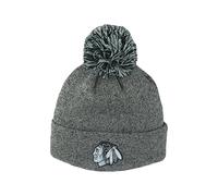 ZHATS Unisex's NHL Officially Licensed Beanie Pom Nimbus Grayscale Hat, Grey, One Size