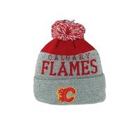 ZHATS Unisex's NHL Officially Licensed Beanie Pom Ozone Hat, Gray, One Size