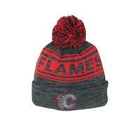 ZHATS Unisex's NHL Officially Licensed Beanie Pom Snag Hat, Black, One Size