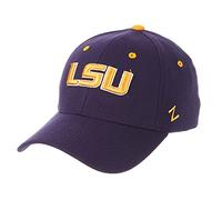 ZHATS Zephyr NCAA Lsu Tigers Men's ZH Stretch Fit Cap, Purple, Medium/Large