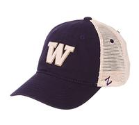ZHATS Zephyr NCAA Washington Huskies Adult Men University Relaxed Cap, Adjustable, Team Color/Stone