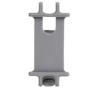 ZHAUPMCB Bike Phone Holder Universal Silicone Bicycle Phone Holder Mobile Phone Motorcycle Handlebar Bracket Stand Fit For IPhone Fit For Xiaomi Cell Phone Handlebar Mounts(Grey)