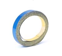 ZHAUPMCB Car Reflective Strips 500cm*1cm Reflective Decorative Sticker Tape Car Truck Body Stripe DIY Self Adhesive Decal PVC Red Silver Blue Orange Car Reflective Tape(Blue)