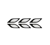 ZHAUPMCB Car Reflective Strips Carbon Fiber Car Reflective Sticker PVC Car Styling Strip Safety Warning Reflective Stickers Car Exterior Accessories Car Reflective Tape(Black sliver)
