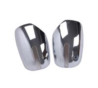 ZHAUPMCB Car Wing Mirror Covers Fit For Mitsubishi Triton / L200 2015-2017 Car Styling 2Pcs Car ABS Chrome Rear View Side Mirror Cover Trim