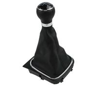 ZHAUPMCB Speed Gear Shift Lever Knob Black Shift Boot Gear Shift Knob Kit 6-speed Gearbox Dustproof Cover Car Gear Shift Knob(6 Speed)
