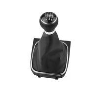 ZHAUPMCB Speed Gear Shift Lever Knob Black Shift Boot Gear Shift Knob Kit 6-speed Gearbox Quick Installation Dustproof Cover Car Gear Shift Knob(6 Speed)