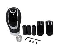 ZHAUPMCB Speed Gear Shift Lever Knob Universal Gear Head Red Line Blue Line Black Line Gear Replacement Car Gear Lever Modification Car Gear Shift Knob(Black line)