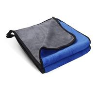 ZHAYAO 2 Pack Microfiber Cleaning Cloth, 23"x 11" Extra Large Microfiber Towels, Ultra Absorbent Car Washing Towels, Reusable Lint Free Streak Free Cleaning Rags for Car, Kitchen, and Window