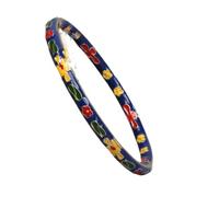 ZHAYUEOP Vintage Bangle, Vintage Cloisonne Filigree Thin Bangle Traditional Handmade Ethnic Bangles Accessories, One Size, Acetate, no gemstone