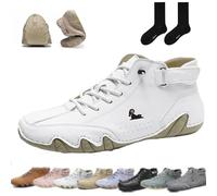 ZHCBAUA Vogany Shoes Orthopedic Sneakers Women,Nevova - Waterproof and Breathable Orthopedic Shoes Unisex Outdoor Casual Orthopedic Sneakers (White-a,39EU)