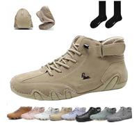 ZHCBAUA Vogany Shoes Orthopedic Sneakers Women,Nevova - Waterproof and Breathable Orthopedic Shoes Unisex Outdoor Casual Orthopedic Sneakers (Khaki,45EU)