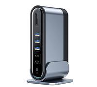 ZHCHAO 17 in 1 C HUB Type C to Multi 4KHD RJ45 VGA 3.0 PD Power Adapter Docking Station for Laptop USB-C Hub