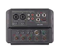 ZHCHAO 4-Channel Musical Portable Mini Audio Mixer Live Multi-Function Mixing Console Sound Recording Device Music Mixer Equipment