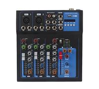 ZHCHAO 4 Channels Sound Mixing Console Professional Mini Audio Mixer Console with