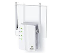 ZHCHAO Amplifier Pro Router 300M Network Expander Repeater Power Extender 2 Antenna(Color:Wit)