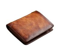 ZHCHAO Can Accommodate Card Change Wallet Men Swipe Multi-Card Short Money Clip(Brass)