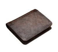 ZHCHAO Can Accommodate Card Change Wallet Men Swipe Multi-Card Short Money Clip(Rosso)