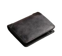 ZHCHAO Can Accommodate Card Change Wallet Men Swipe Multi-Card Short Money Clip(Svart)