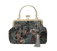 ZHCHAO Cheongsam bag female retro all-in- hand-held mother bags brocade Chinese elegant Republic of China small baging