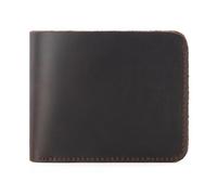 ZHCHAO Crossfold Money Clip Men's Wallet Short Vintage Scrub(Rosso)