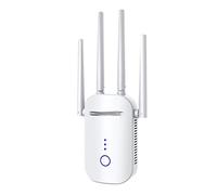 ZHCHAO Extender 1200Mbps Wi Fi Repeater Band 2.4&5Ghz W Ifi Router Long Range Booster 4 Antenna Amplifier