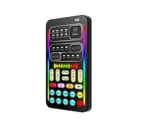 ZHCHAO H i9 Voice Changer Mini Multiple Audio Effect -Compatible Live Sound Cards -Thin Portable Live Sound Card Mic Tool