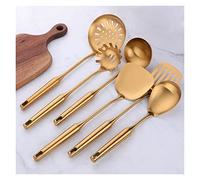 ZHCHAO Kitchenware Set Long Handle Cooking Tools Metal Polish Slotted Accessories Utensil