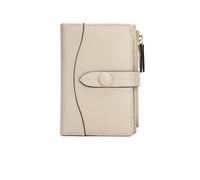 ZHCHAO Large Capacity Women's Purse Multi-Functional Short Japanese Money Clip(Beige)