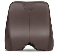 ZHCHAO Lumbar Pillow-PU Leather Lumbar Support Pad, Memory Foam Car Backrest, Back Pain Relief orthopedic Design, Computer/office Chair Lower Back Pillow(Rosso)