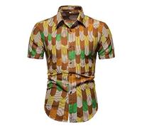 ZHCHAO Men's Business Dress Shoes Oxford Shoes Non-Slip Wear-Resistant Versatile Comfortable Breathable Dad Shoes for Men(Brown-1,7)