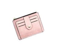 ZHCHAO Men's Short Money Baotou Layer Retro Money Clip Driver's License Casual Money Clip(Roze)