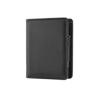 ZHCHAO Men's Short Wallet Automatic Pops-up Aluminum Alloy Card Bag Anti-Theft Brush Anti-Magnetic Card Set Card Box