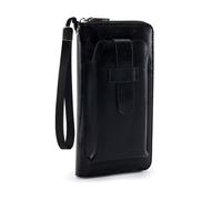 ZHCHAO Men's Wallet Multifunctional Handbag Trendy and Personalized Long Zipper Anti-Theft Men's Money Clip