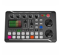 ZHCHAO Mixing Console Amplifier F998 Sound Card 3.5mm Microphone Sound Mixer Sound Card For Phone PC