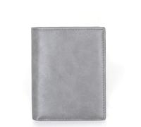 ZHCHAO Multi-Purpose Wallet Vertical Multi-Card Coin Bag Money Clip Wallet Card Bag(Grey)
