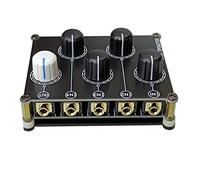 ZHCHAO Passive 3.5mm line levels control, mini 4 ways passive audio mixer Stereo 4-in-1-out AUX Audio Mixer