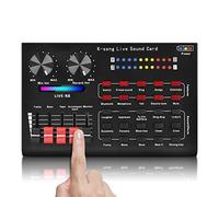 ZHCHAO R8 Voice Changer Sound Mixer Board For Live Sound Card Multiple Sound Effects Audio Mixer