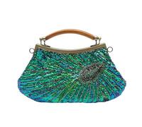 ZHCHAO Sequin Bag Handmade Qipao Bag Evening