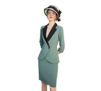 ZHCHAO Seven Sleeve Work Suit Suit Professional Suit Temperament Suit Skirt Color(3XL)