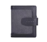 ZHCHAO Short Splicing Version Multi-Function Coin Wallet Driver's License Men's and Women's Wallet(Rosso)