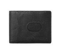 ZHCHAO Short Wallet Men's Money Clip Hold Bag Vintage Business First Layer Multi-Card Bag(Svart)