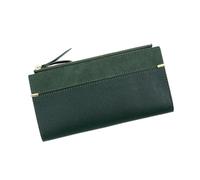 ZHCHAO Storage Bag Women's Long Purse Splicer Purse Coin Purse Holding Bag Card Bag(Vert)